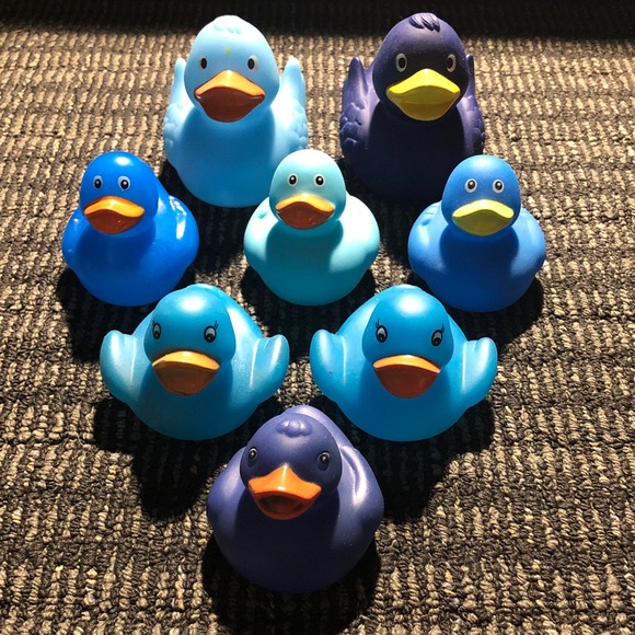 Ducks in the Window Chatham, MA Other - 💐 Set of Blue Rubber Ducks